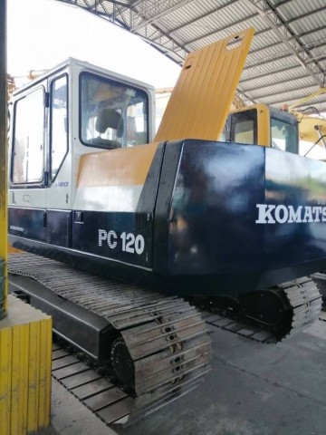 รถแบคโฮ​ KOMATSU PC120-5 เก่านอก
