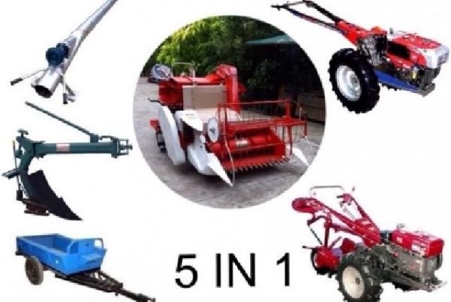 รถเกี่ยวนวดข้าวอเนกประสงค์ (Mini combine harvester)