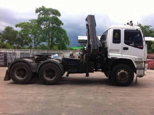 หัวลากISUZU 320 พร้อม HIAB 6 ตันแท้ สภาพเทพ