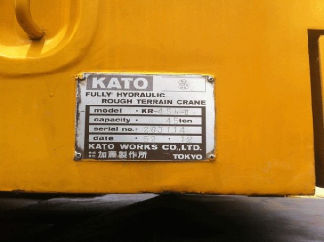 ขายรถเครนขนาด 45 ตัน 4 ล้อใหญ่ KATO KR-45H-III