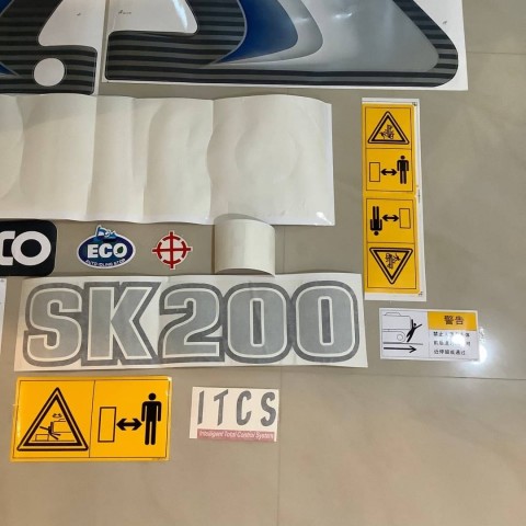 สติกเกอร์รถแมคโค KOBELCO SK 200 SUPER