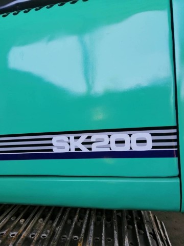 สติ๊กเกอร์​รถแบคโฮ SK200-6