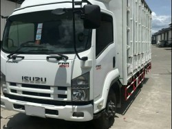 รถหกล้อตู้สิบบานไม่มีเสากลาง ISUZU FRR210 เครื่อง 210 แรง