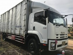 รถหกล้อตู้สิบบานยาว7.6เมตร ISUZU FTR CNG MPI เครื่อง 220 แรงม้า