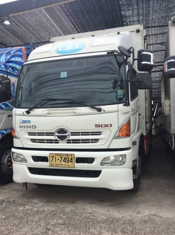 รถหกล้อตู้10บาน HINO MEGA500 เครื่อง 212 แรง ตู้แห้งยาว 7.2 เมตร