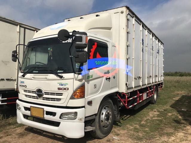 รถหกล้อตู้แห้ง 10 บาน CNG โรงงาน HINO MEGA500 FG8J เครื่อง 220 แรงม้า