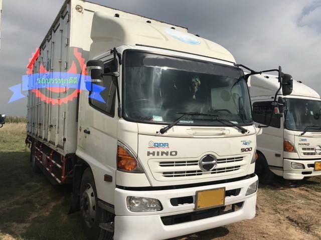 รถหกล้อตู้แห้ง 10 บาน CNG โรงงาน HINO MEGA500 FG8J เครื่อง 220 แรงม้า