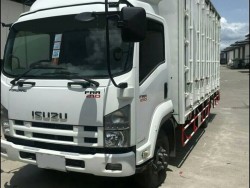 รถหกล้อตู้แห้ง10บาน ISUZU FRR210  เครื่อง 210 แรงม้า จดปี 2557 เบรคจิ๊ฟฟี่ รถวิ่งหลักหมื่นกิโล