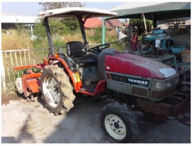 ขายรถไถ Yanmar 19 แรง 2 เพลา พร้อมโรตารี่ พรวนดิน