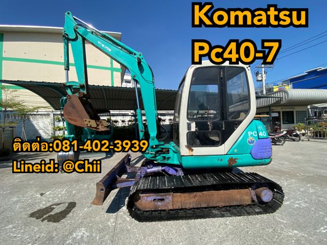 ขายรถkomatsu pc40-7 เก่านอกสวยๆ