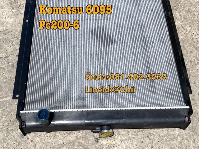 หม้อน้ำ pc200-6 6d95 komatsu ขายอะไหล่แบคโฮ 0814023939