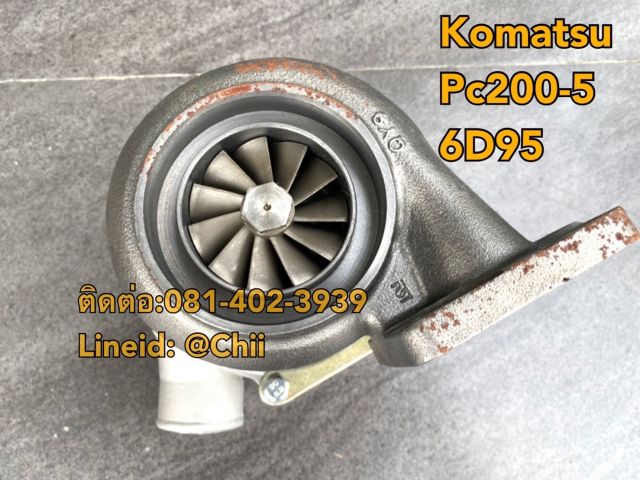 เทอร์โบ pc200-5 6d95 komatsu ขายอะไหล่แบคโฮ 0814023939