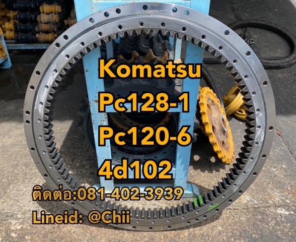 เอวสวิง pc128-1 pc120-6 4d102 komatsu ขายอะไหล่แบคโฮ 0814023939