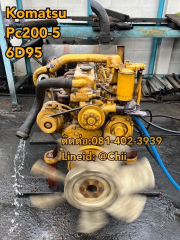 เครื่อง 6d95 pc200-5 komatsu ขายอะไหล่แบคโฮ บางนา บางพลี สมุทรปราการ