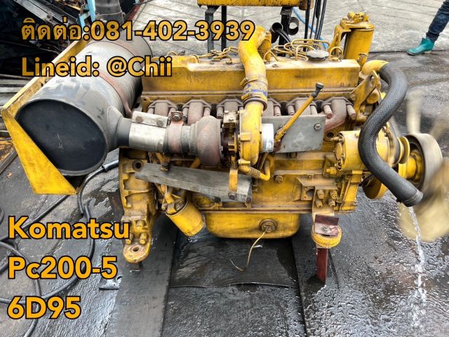 เครื่อง 6d95 pc200-5 komatsu ขายอะไหล่แบคโฮ บางนา บางพลี สมุทรปราการ