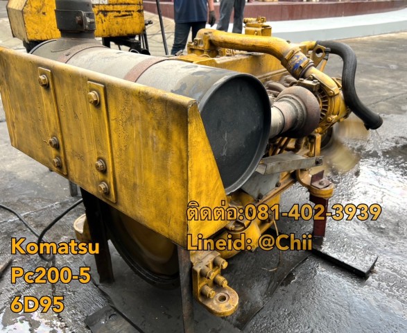 เครื่อง 6d95 pc200-5 komatsu ขายอะไหล่แบคโฮ บางนา บางพลี สมุทรปราการ