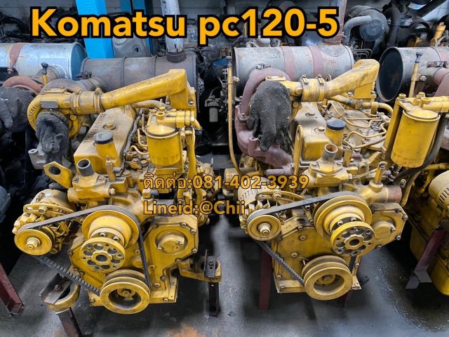 เครื่อง pc120-5 4d95 komatsu ขายอะไหล่แบคโฮ บางนา บางพลี