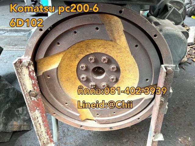 เครื่อง pc200-6 6d102 komatsu ขายอะไหล่แบคโฮ บางนา บางพลี สมุทรปราการ