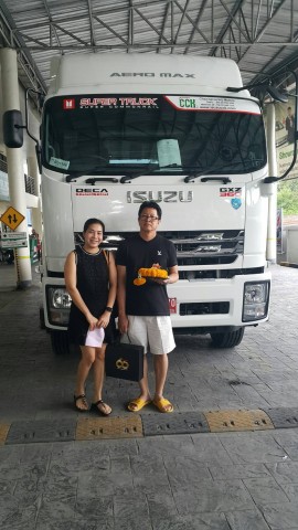 ฟรีดาวน์ รับรถได้ทันที่ หัวลาก ISUZU GXZ 360 ไกรสร 086-3516797