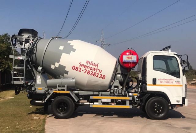 โม่ปูน FRR 190 แรงม้า Mixer โม่ปูน 4 คิว รับรถได้เลย 086-3516797