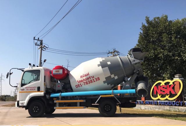 โม่ปูน FRR 190 แรงม้า Mixer โม่ปูน 4 คิว รับรถได้เลย 086-3516797