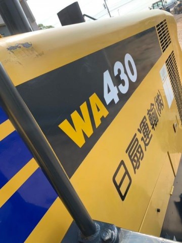 WA430-6 ตัก 4.16 คิว ยกสูง 4.20 ม. นำเข้าจากญี่ปุ่น สภาพสวย พร้อมใช้งาน สนใจติดต่อ 0927826142