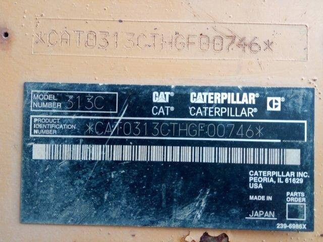 ขายแบคโฮ Cat 313CCR ปี 2004 2,570 ชม โทร 061-4194021 พรภวิษย์