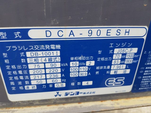 ปั่นไฟนเก่าญี่ปุ่นไม่เคยใช้ในไทย DCA-90ESH