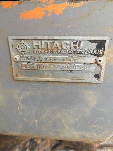 ขายรถแบคโฮ HITACHI ZX200-1 ผ่อนดือนละ 27,000 บาท