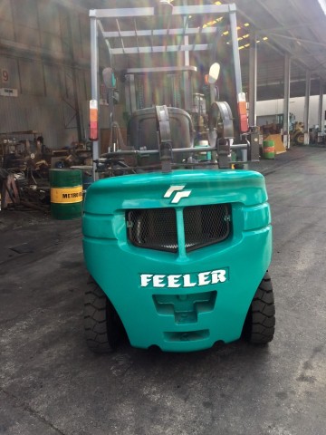 รถยก Forklift Feeler ใหม่ Diesel 2.5 Ton เครื่องยนต์ Isuzu แบรนด์ไต้หวัน