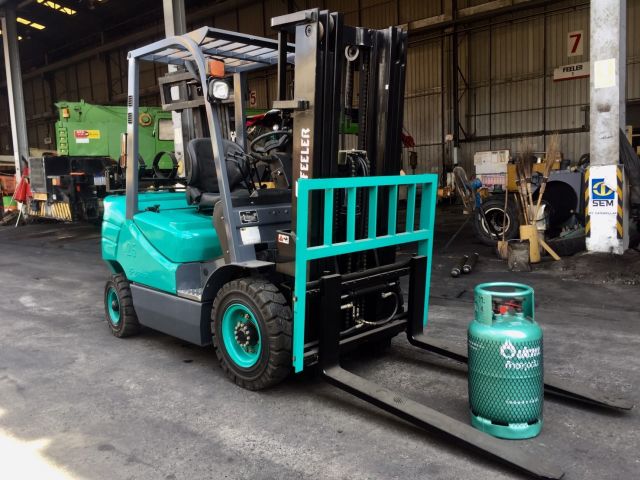 รถยก Forklift Feeler ใหม่ Diesel 2.5 Ton เครื่องยนต์ Isuzu แบรนด์ไต้หวัน