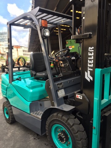 ขาย รถยก Forklift Feeler ใหม่ Diesel 2.5 Ton เครื่องยนต์ Isuzu แบรนด์ไต้หวัน ขายดีในยุโรป