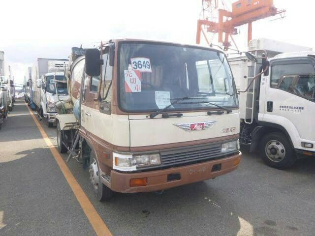 ขายรถโม่ปูน HINO FD เป็นรถมือสองนำเข้าจากญี่ปุ่น