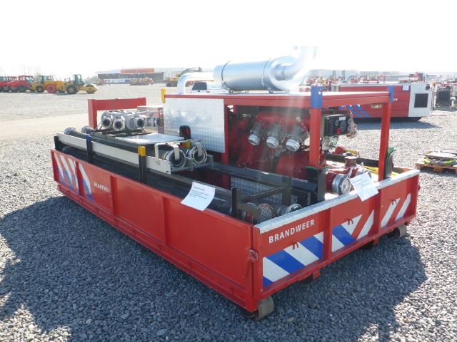 Used Rosenbauer R600 6000 LPM Roll-Off Skid Mtd Power Pu Pump (อุปกรณ์ดับเพลิง)