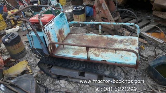 ขายตามสภาพครับ รถบรรทุกตีนตะขาบ KUBOTA แทรคยาง ไม่มีคาบู เก่าญี่ปุ่น