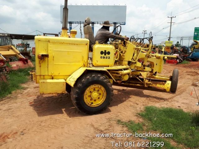 ขาย รถเกรดดิน เกรดเดอร์ KOMATSU GD22 ราคาถูกๆ เก่าญี่ปุ่น เครื่องดีเซล 4 สูบ