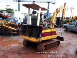 ขาย รถขุด แบคโฮ KOMATSU PC 10-6 สภาพดี ปั๊มแรง เก่าญี่ปุ่น บุ้งกี๋ขุดวางท่อ พร้อมใช้