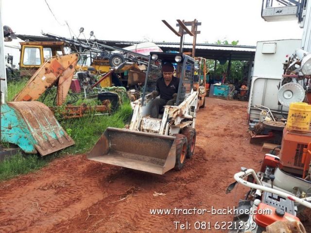 ขาย รถตักล้อยาง BOBCAT ดีเซล เก่าญี่ปุ่นแท้ ตักได้อเนกประสงค์ เข้าที่แคบได้ พร้อมใช้