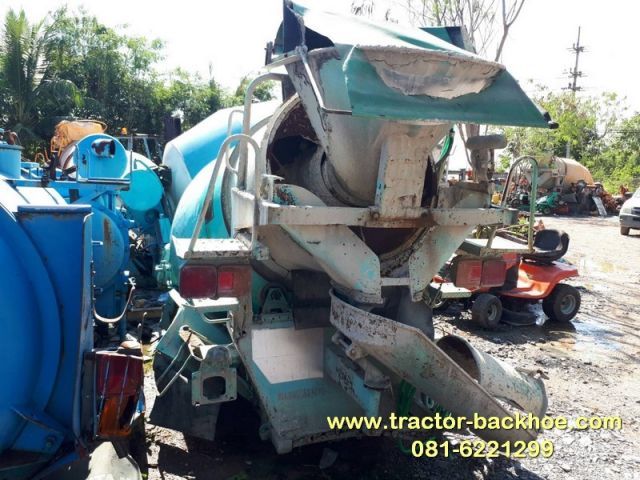 ขาย โม่ผสมปูน ถังโม่ปูน คอนกรีต CONCRETE MIXER เก่าญี่ปุ่น 3 คิว อุปกรณ์ครบ ใส่รถบรรทุก หกล้อ