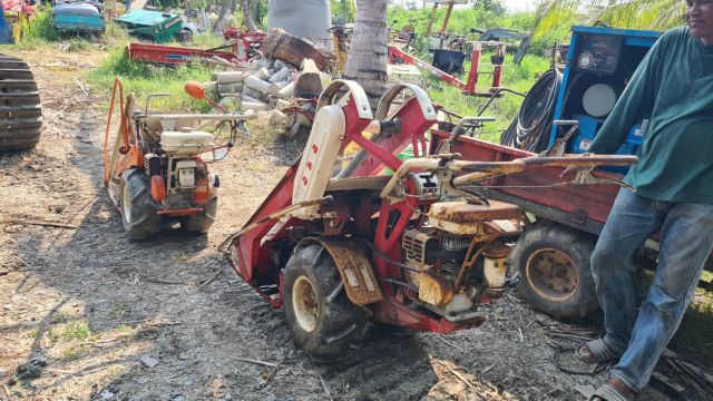 ขาย รถเกี่ยวข้าว วางราย มัด เดินตาม 1 แถว ยี่ห้อ kubota ระบบพร้อมใช้ เก่าญี่ปุ่น คันละ 18,000 บาท