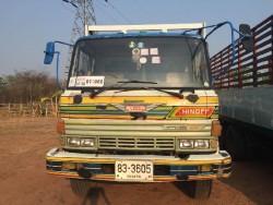 ขาย HINO 6 ล้อ กระบะเหล็ก ยาว 6.80 เมตร