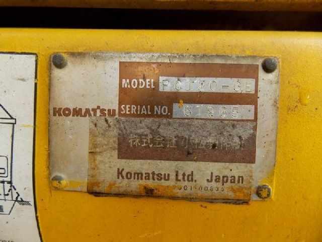 ขายรถแบคโฮบูมยาว KOMATSU PC120-6E-61965