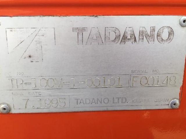 ขายรถเครน TADANO TR100M-1-FC0148 1995Y