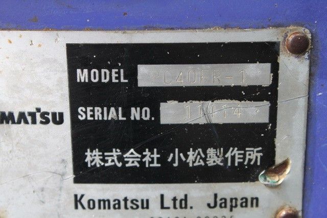 ขายรถแบคโฮ KOMATSU PC40FR