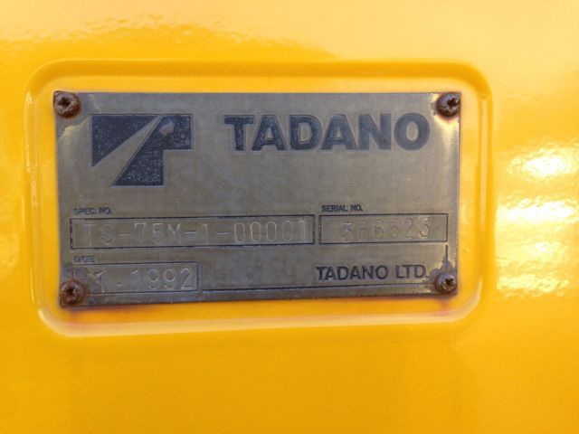 รถเครนหกล้อ TADANO TS75M ประตูสไลด์ ขาไขว้