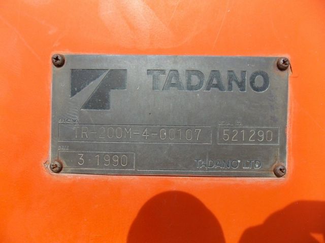 TADANO TR200M-4 ขายถูก พร้อมใช้งาน