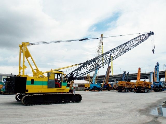 NISHA DH500A CRAWLER CRANE 50 TONS ขายถูก.....