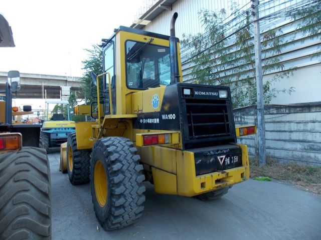 ขายรถตักล้อยาง KOMATSU WA100-1-34209 รถนอก..ขายถูก