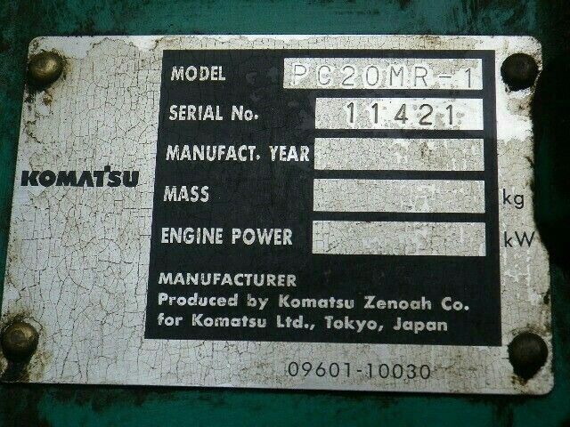 รถแมคโค KOMATSU PC20MR-1-11421 รถนอก..ขายถูก