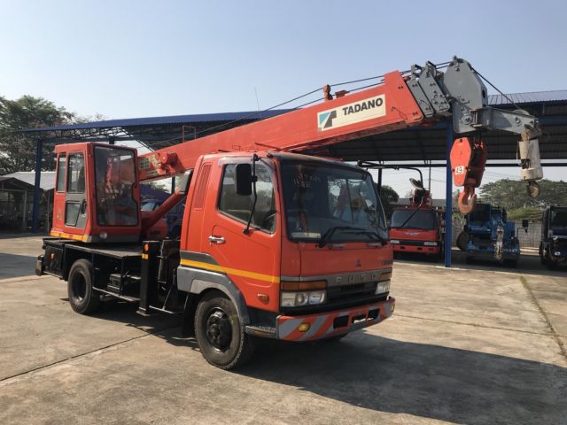 ขายรถเครนหกล้อ MITSUBISHI เครน TADANO TS75M-1 เก่าญี่ปุ่น
